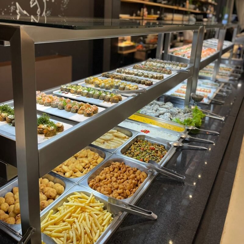 Pista Refrigerada / Aquecida com Protetor Salivar